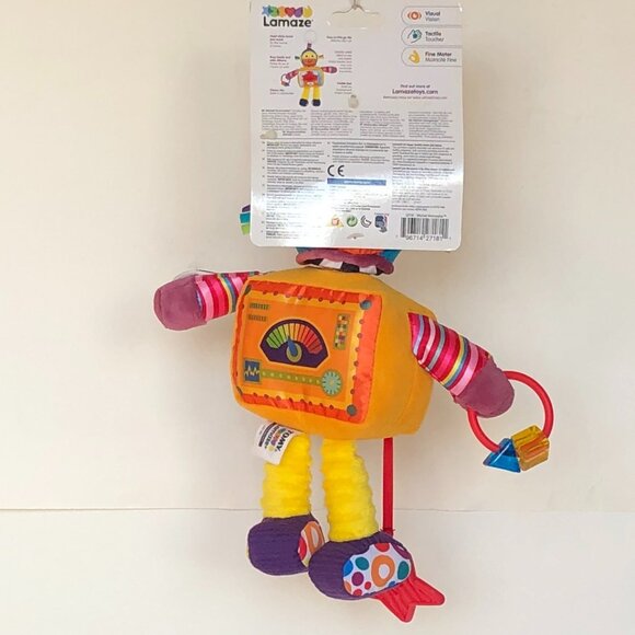 Lamaze Infants' Clip & Play Toy -Robot Mitchell Moonwalker New w/Tag For Baby 0+ - Picture 10 of 16